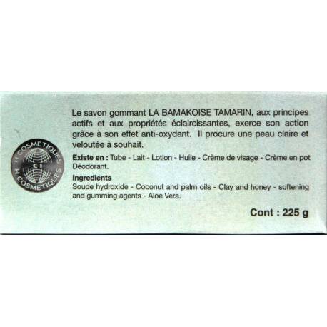 la bamakoise savon tamarin gommant