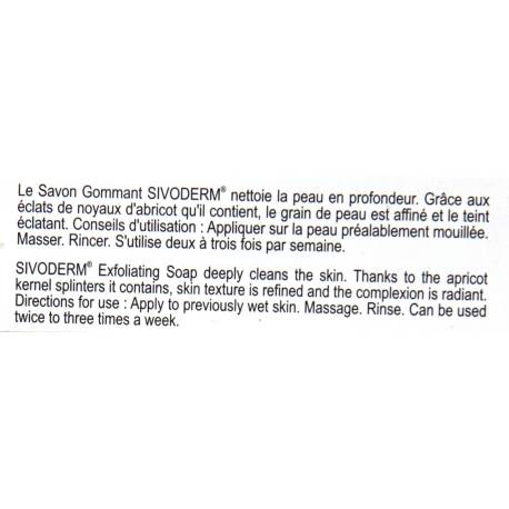 sivoderm savon gommant