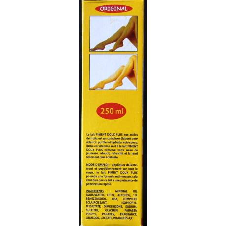 piment doux plus  lait