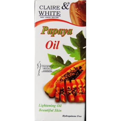 claire & white oil papaya