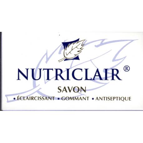 nutriclair savon éclaircissant gommant antiseptique