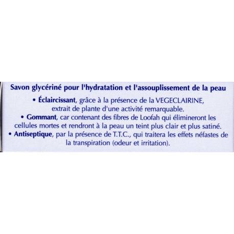 nutriclair savon éclaircissant gommant antiseptique