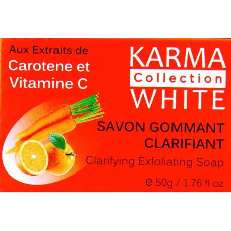 karma collection white savon gommant