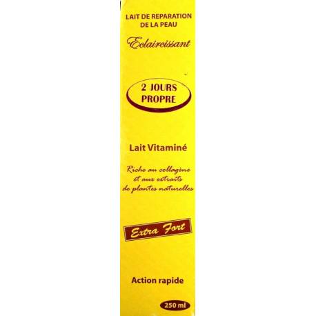 2 jours propre lait vitaminé