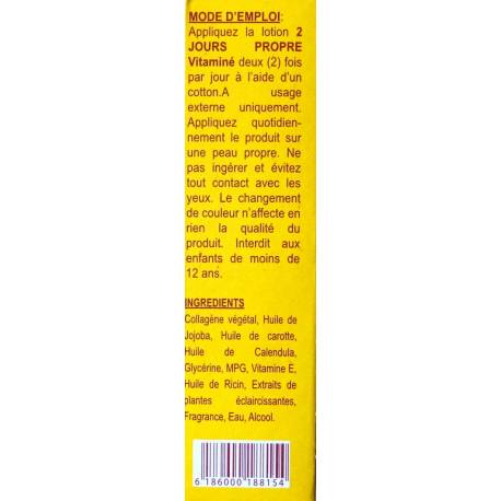 2 jours propre lotion vitaminée