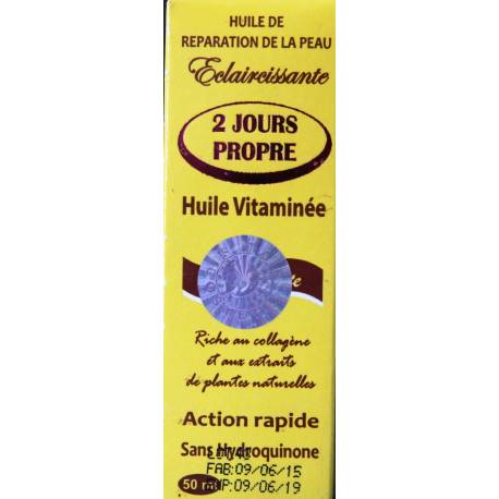 2 jours propre huile vitaminée