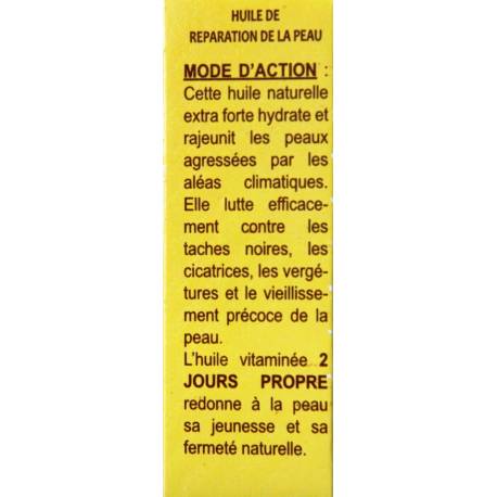 2 jours propre huile vitaminée