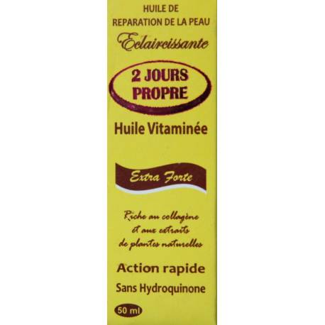 2 jours propre huile vitaminée