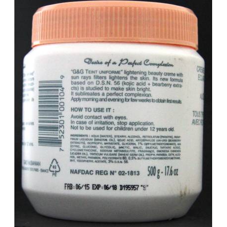 G&G creme teint uniforme