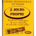 2 jours propre crème reparatrice du visage  2 jours propre crème reparatrice du visage