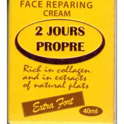 2 jours propre crème reparatrice du visage  2