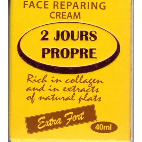 2 jours propre crème reparatrice du visage  2 jours propre crème reparatrice du visage
