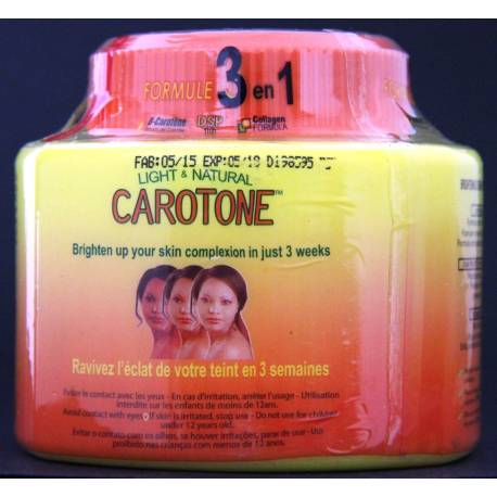 carotone 3en1 crème pot