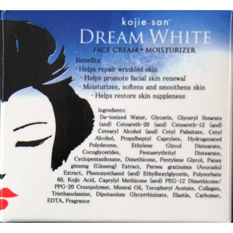 Kojie San Dream White face cream moisturizer