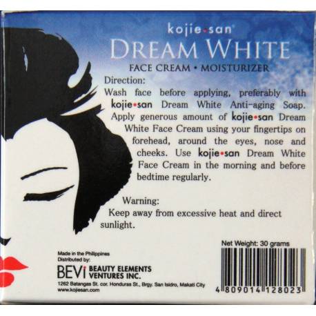 Kojie San Dream White Crème hydratante pour le visage Kojie San Dream White Crème hydratante pour le visage