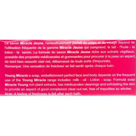 miracle jeune savon de bain eclaircissant anti-age