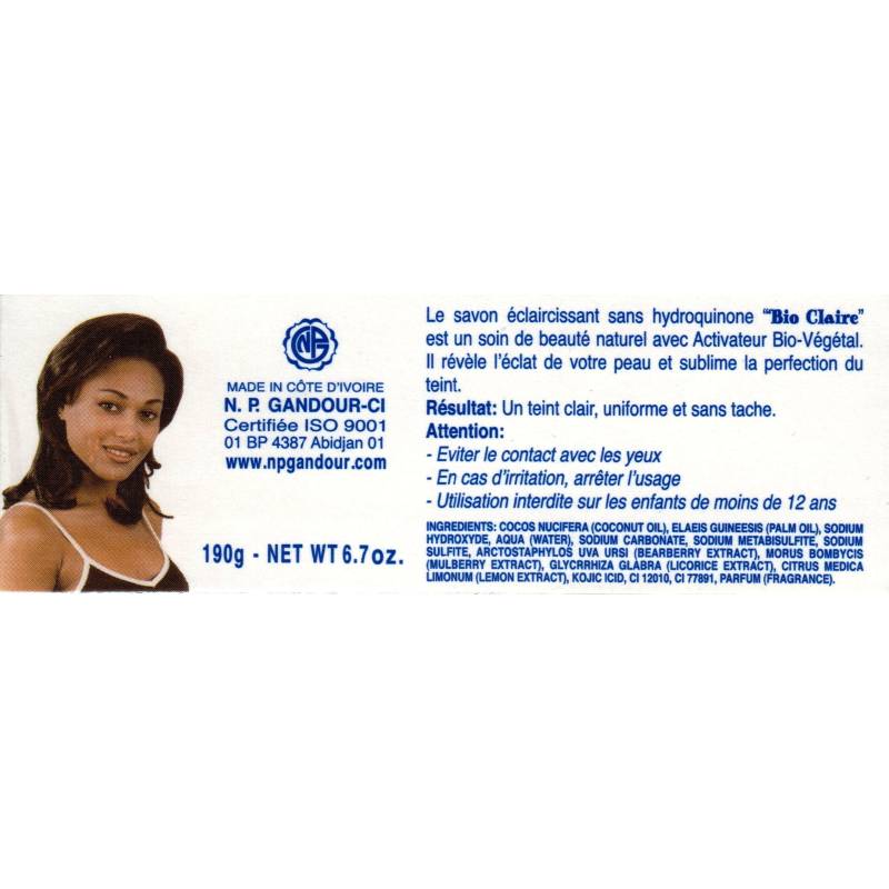 thumbnail image 2 of Bio Claire Soap Bar – 6.7oz Sealed – Gentle Adult Bath Soap 2 of 6