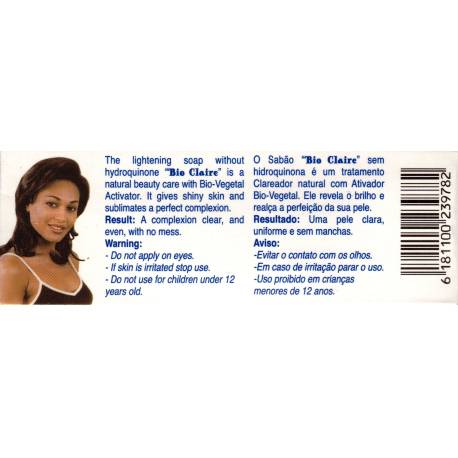 Bio Claire savon de soin éclaircissant