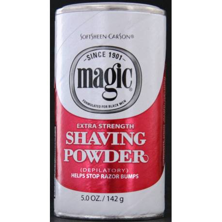Magic Extra Strength shaving powder - poudre dépilatoire extra forte (boîte blanche)