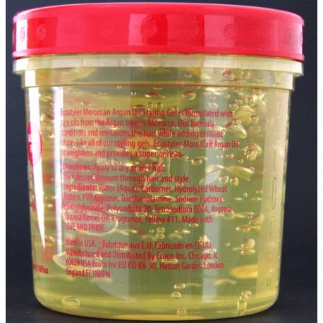 Ecostyler gel de coiffage à l'huile d'argan marocaine