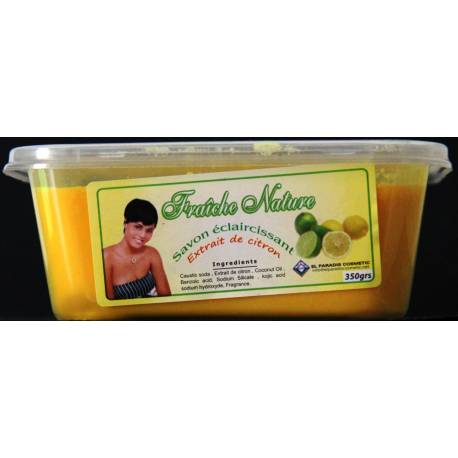 Fraîche Nature lightening soap with lemon extracts