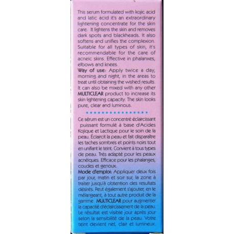 multiclear fade  serum