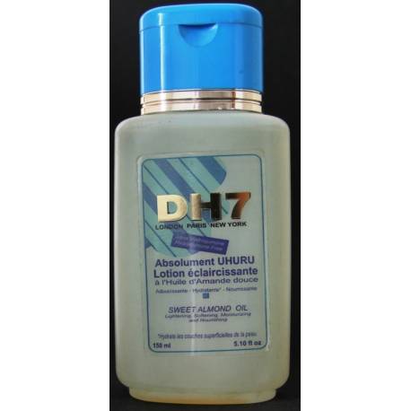 DH7 Absolument UHURU lotion éclaircissante à l'huile d'amande douce