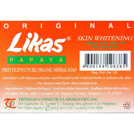 Likas papaya skin whitening herbal soap