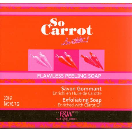 Fair and White So Carrot So White! Savon gommant