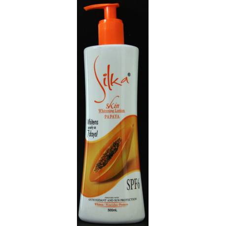 Silka skin whitening papaya lotion