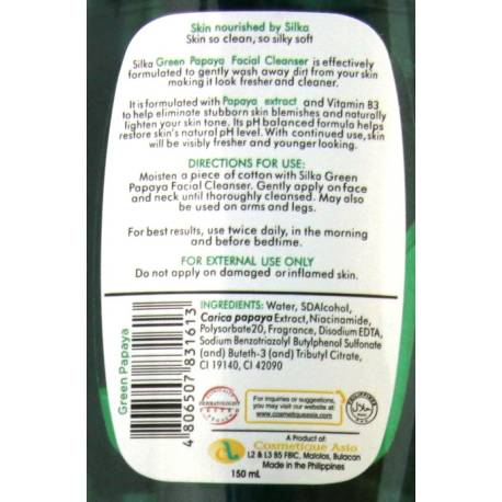 Silka Facial cleanser - Green Papaya