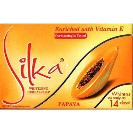 Silka whitening herbal soap papaya