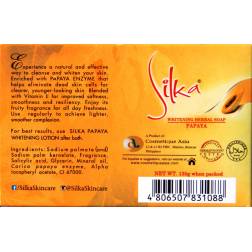 Silka whitening herbal soap papaya 2