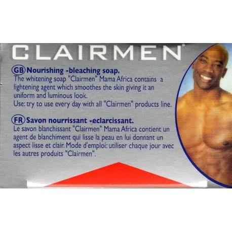 Clairmen Mama Africa savon traitant éclaircissant pour homme Clairmen Mama Africa savon traitant éclaircissant pour homme