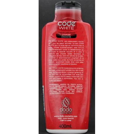 Code White beauty lotion 