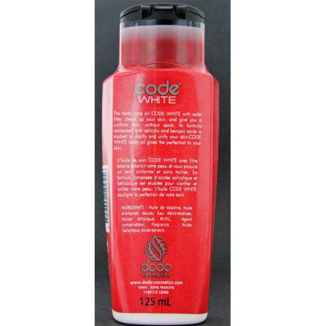 Code White lightening beauty oil