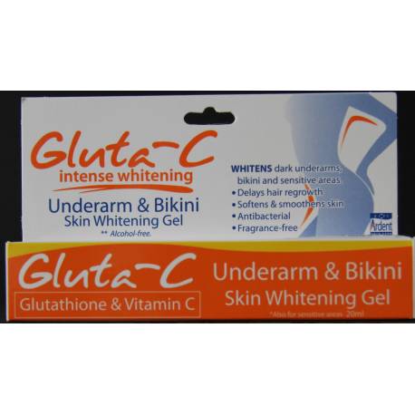 Gluta-C Underarm and bikini skin whitening gel - gel éclaircissant pour aisselles et maillot