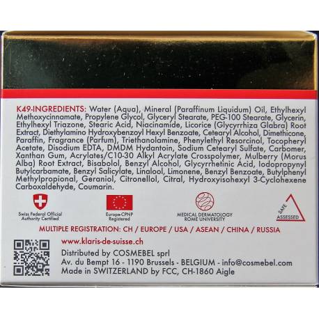 Klaris de Suisse clarifying day cream