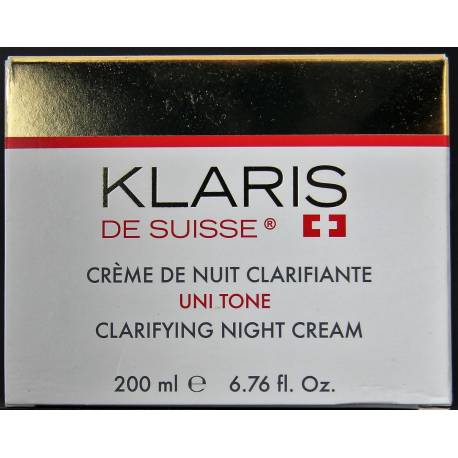 Klaris de Suisse crème de nuit clarifiante