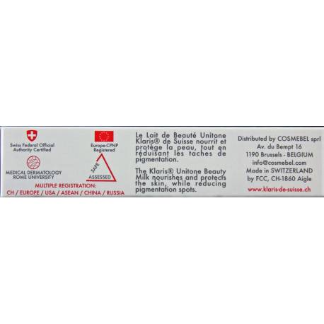 Klaris de Suisse lait de beauté clarifiant tube