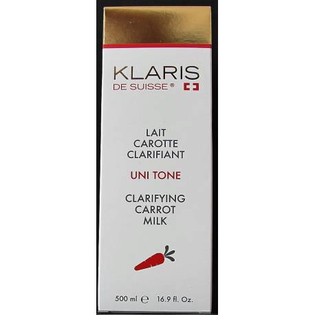 Klaris de Suisse clarifying carrot milk