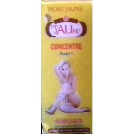 peau jeaune concentre etape 1