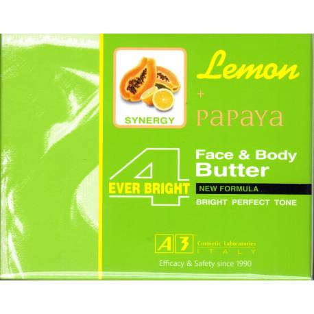 A3 ever clair 4 visage et corps citron papaye beurre