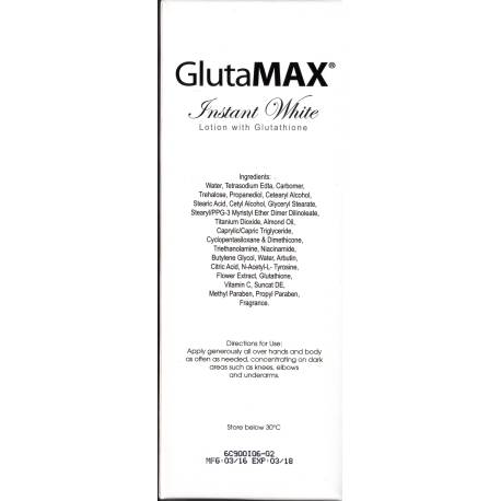 GlutaMAX Instant White lotion with...