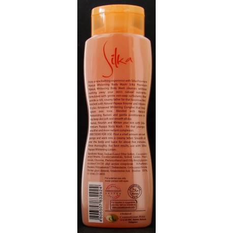 Silka whitening body wash with papaya (orange)