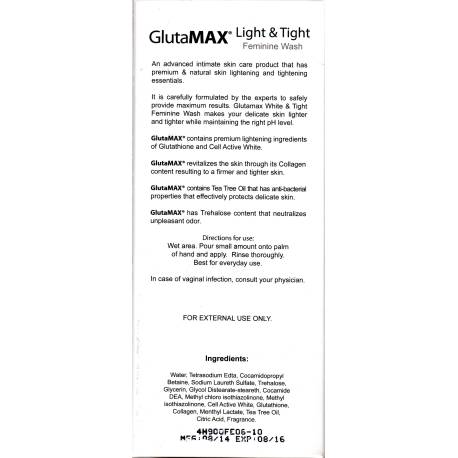 GlutaMAX Light and Tight - Feminine wash