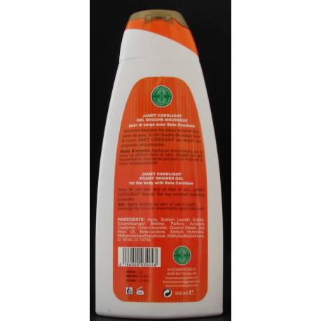 janet coro light gel douche mousseux  janet coro light gel douche mousseux
