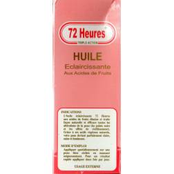 72 heures triple action huile eclaircissante 2
