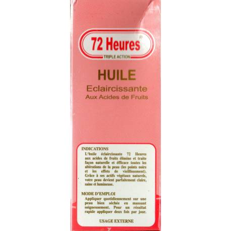 72 heures triple action huile...