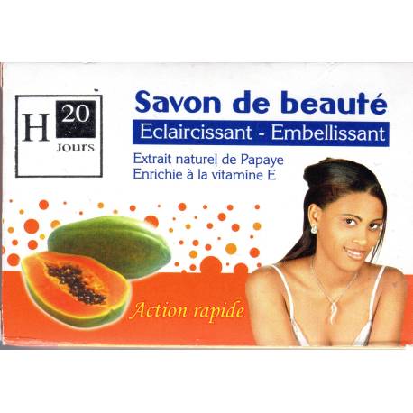 H20 Jours savon de beauté éclaircissant embellissant 